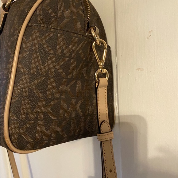 Michael Kors Monogram Satchel Women Handbag - Picture 9 of 14